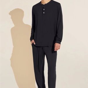 Men's Eberjey Pajama Set in Black